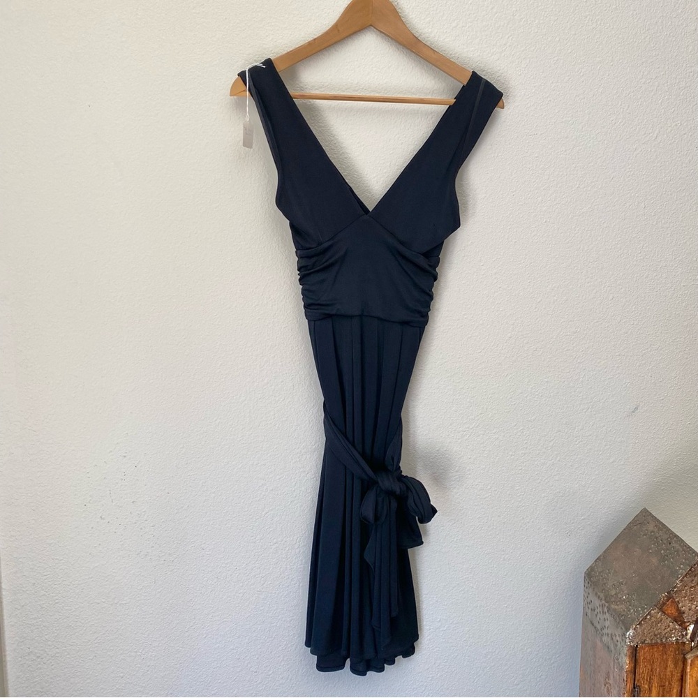 Diane von Furstenberg sleeveless wrap belt dress